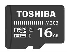 کارت حافظه microSDHC توشیبا مدل M203 کلاس 10 سرعت 100MBps با ظرفیت 16 گیگابایت